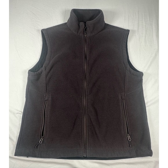 Joes USA Other - Joes USA Mens Fleece Vest Charcoal Gray Full Zip Sleeveless Jacket Large F219